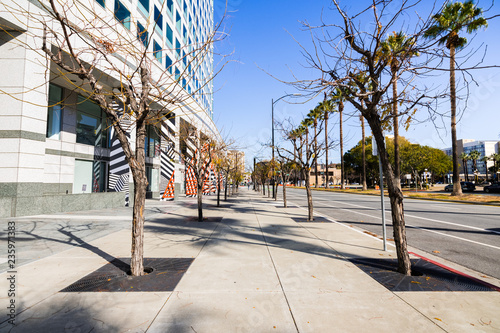 Urban landscape in downtown San Jose, Silicon Valley, south San Francisco bay area