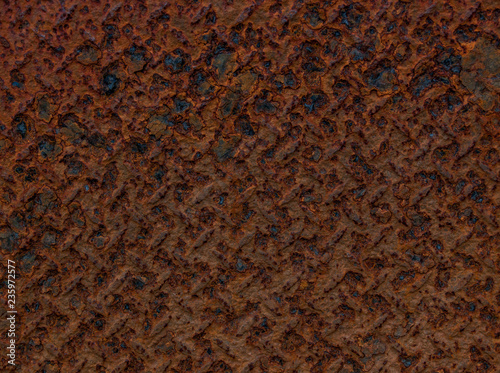 Abandoned old factory, rusty walls