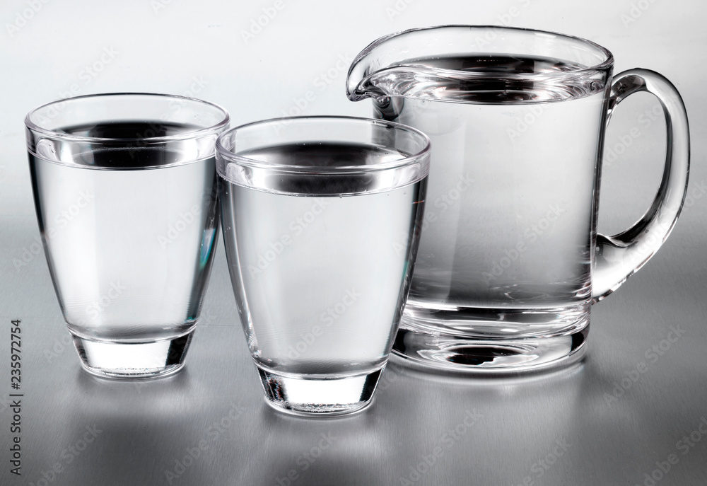 GLASS AND JUG OF STILL WATER GLASS AND JUG OF STILL WATER