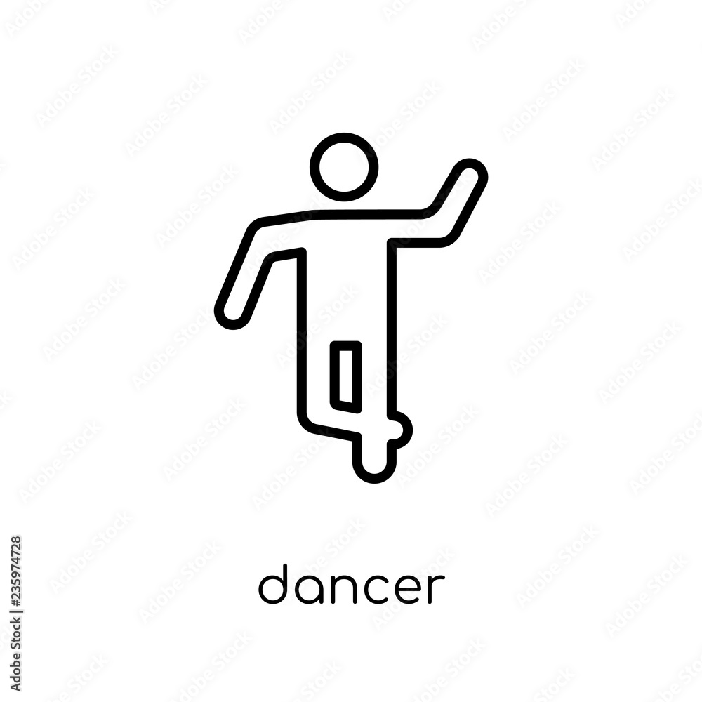 Dancer icon from Circus collection. Dancer icon from Circus collection.