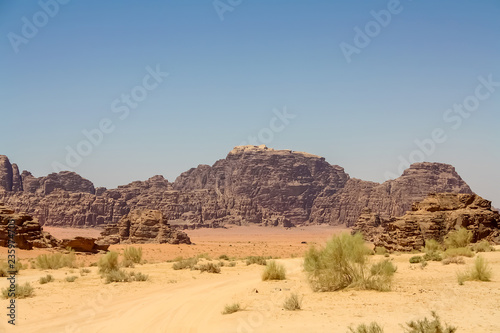 Face à la montagne - Wadi Rum - Jordanie 