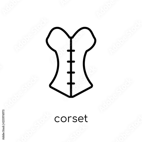 Corset icon from Clothes collection.