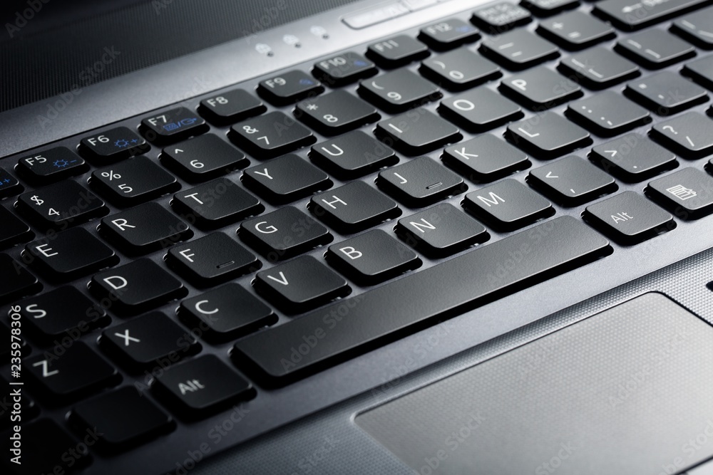 Laptop Keyboard - Close Up