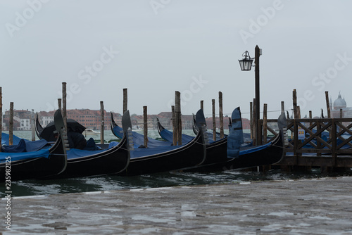 Venetian boats on the water