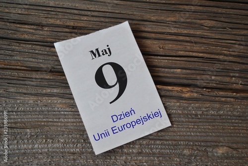 9 maja - dzień Unii Europejskiej