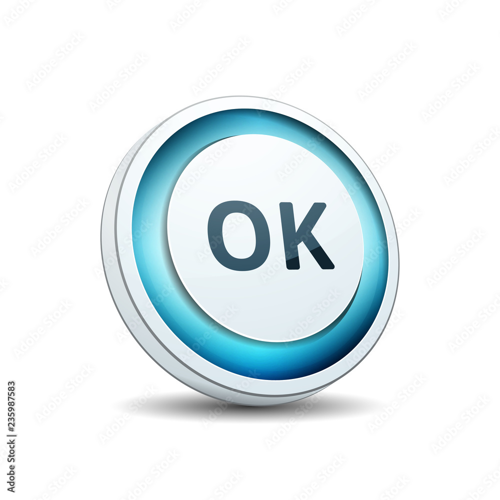 OK button illustration OK button illustration