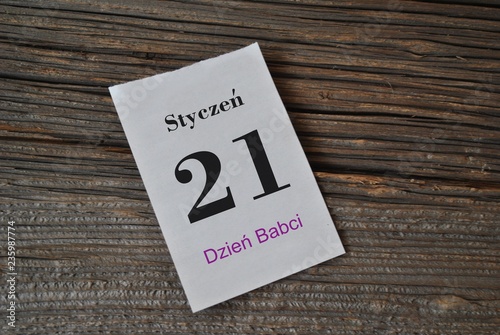 21 stycznia - dzień babci