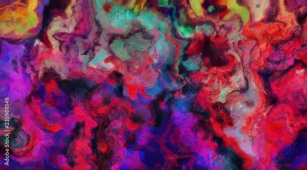 Large size grunge art texture. Stock artwork. Background pattern with textured brush strokes on canvas. Abstract oil painting.