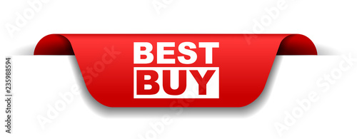 red vector banner best buy