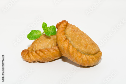 Empanadas. Homemade stuffed beef empanadas. Traditional colombian empanadas