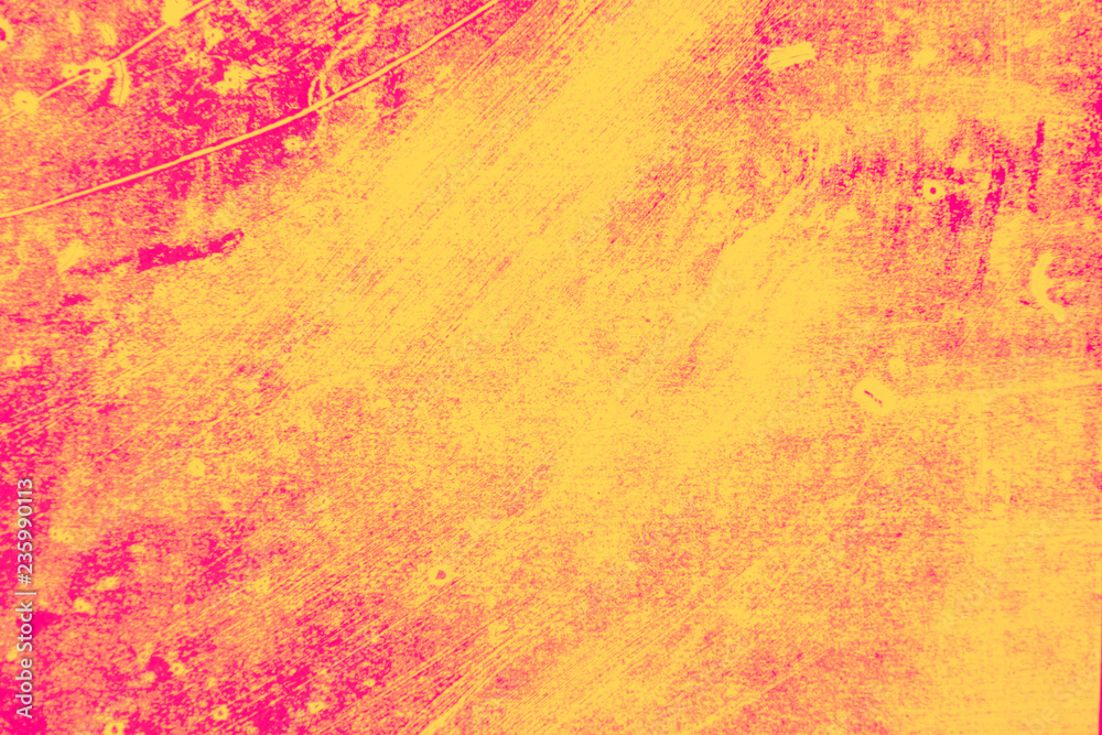 orange and pink paint brush strokes background 