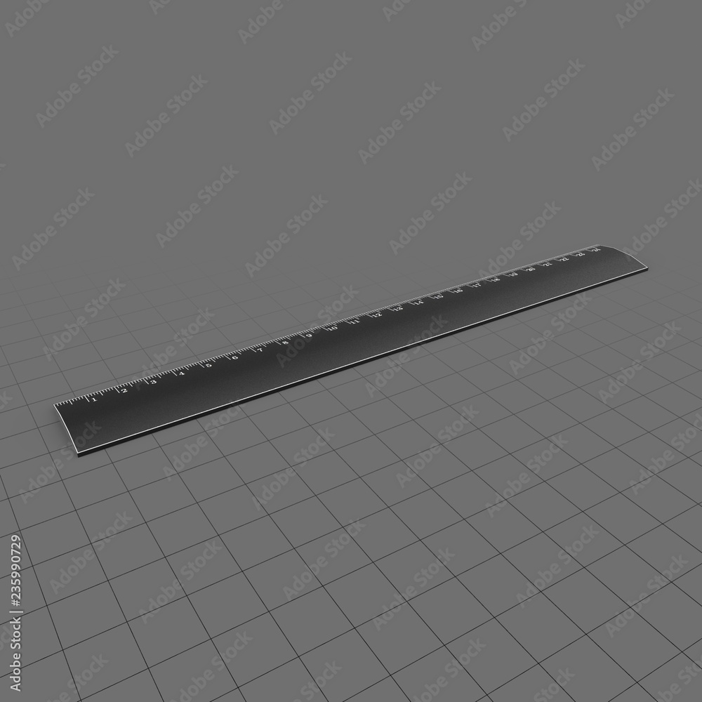 Texture Standard Ruler Ruler Stock 3D asset | Adobe Stock
