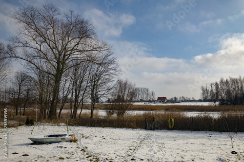 Przemyslaw Szkarpawa River in Winter © Martin Naujocks
