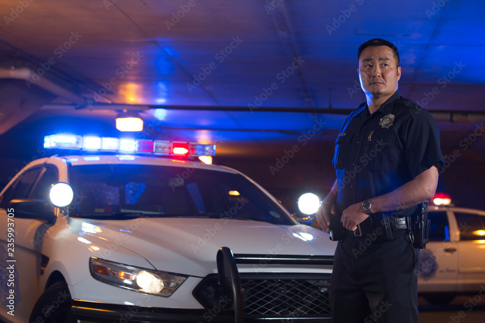 Fototapeta premium Policemen on patrol