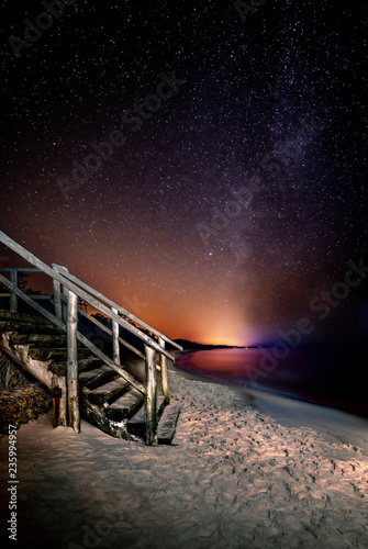 Plaża nocą © Wlodek