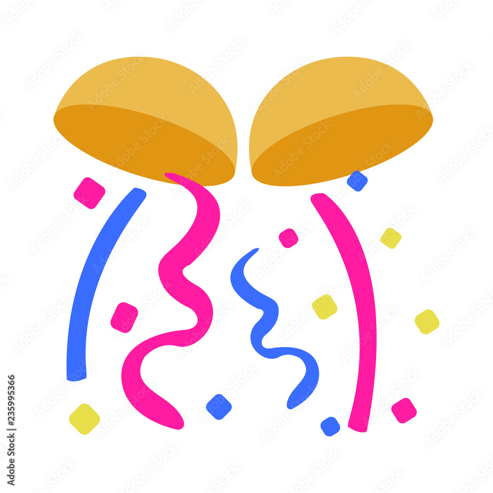 confetti ball emoji Stock Vector Adobe Stock