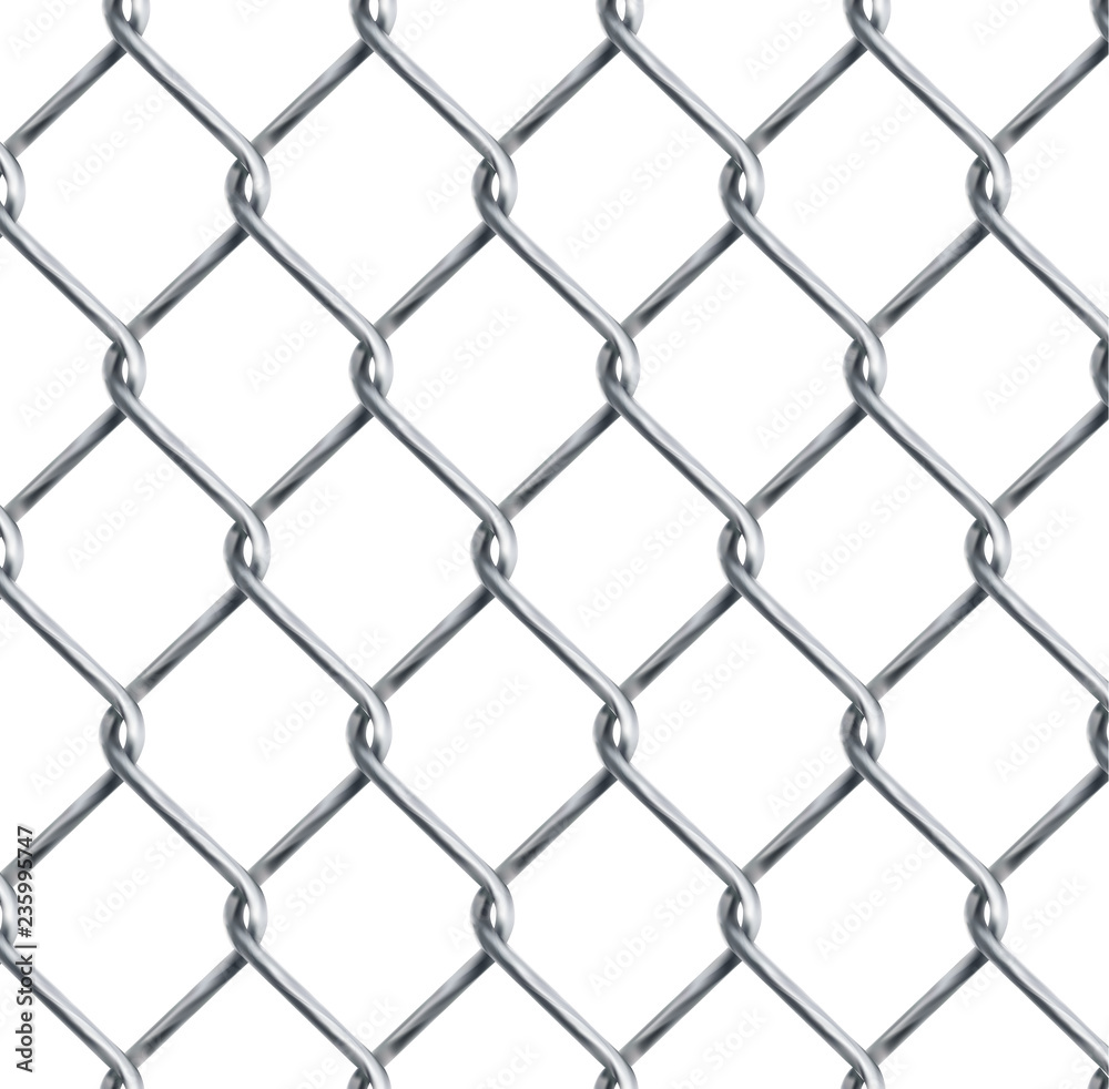 Realistic chain link , chain-link fencing texture isolated on transparency  background, metal wire mesh fence design element vector illustration. Stock  Vector | Adobe Stock
