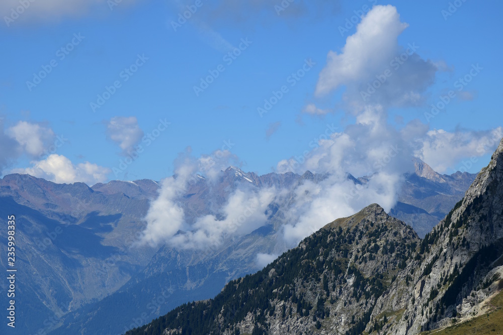 Die Berge in Südtirol im Sommer