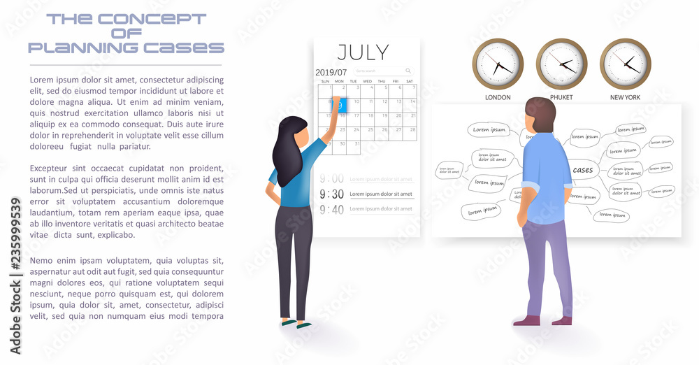 Modern flat design isometric concept of Planning .Calendar and clock in isometric. The concept of planning cases, important events and dates. Modern flat design isometric concept of Planning .Calendar and clock in isometric. The concept of planning cases, important events and dates.
