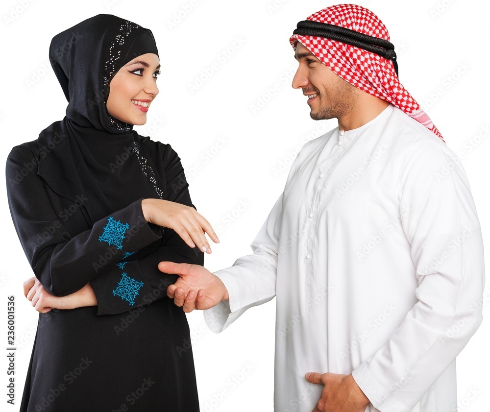 Arabic Couple Having A Good Time