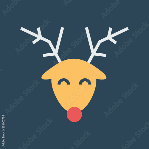 Silhouette icon deer