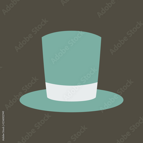 Silhouette icon silk hat
