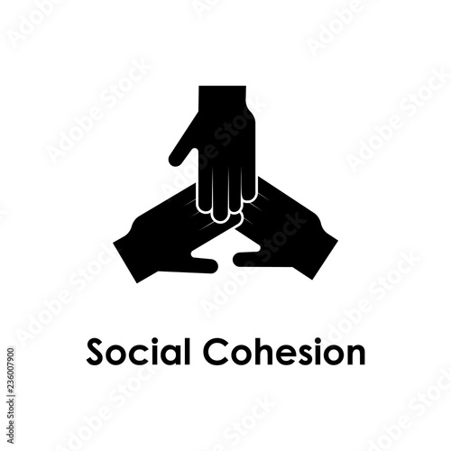 hands, friendship, social cohesion icon. Element of business icon for mobile concept and web apps. Detailed hands, friendship, social cohesion icon can be used for web and mobile