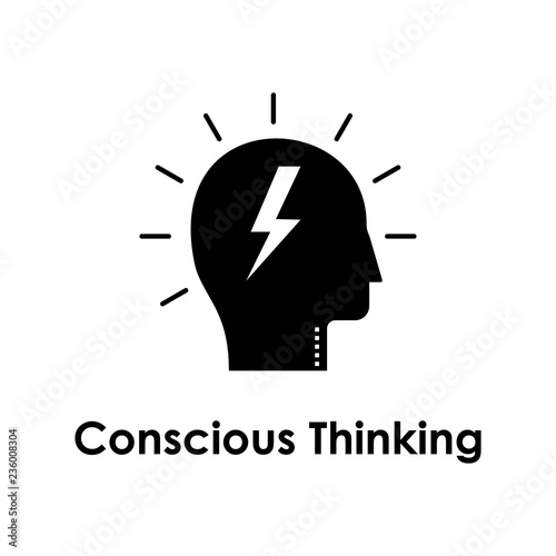 had, light, conscious thinking icon. Element of business icon for mobile concept and web apps. Detailed had, light, conscious thinking icon can be used for web and mobile