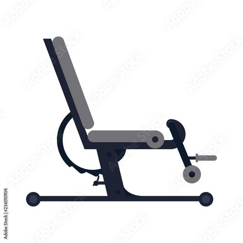 Gym lefs press equipment