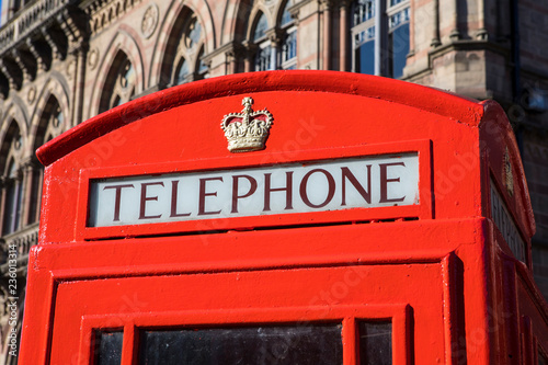 Red Telephone Box in Chester