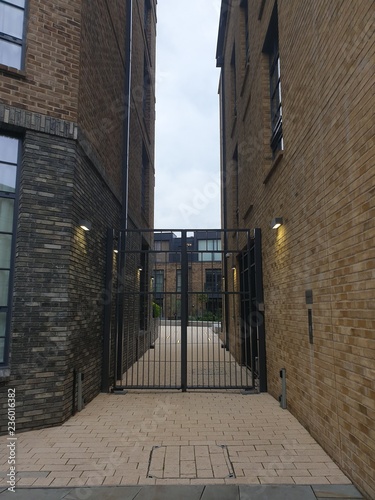 narrow street in old town