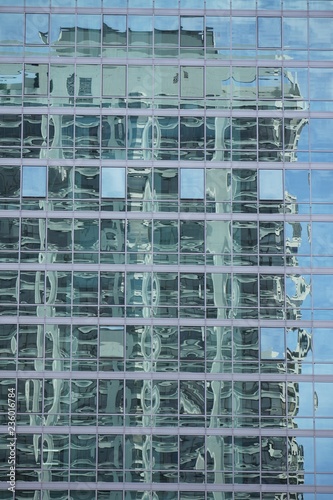 Window building reflection