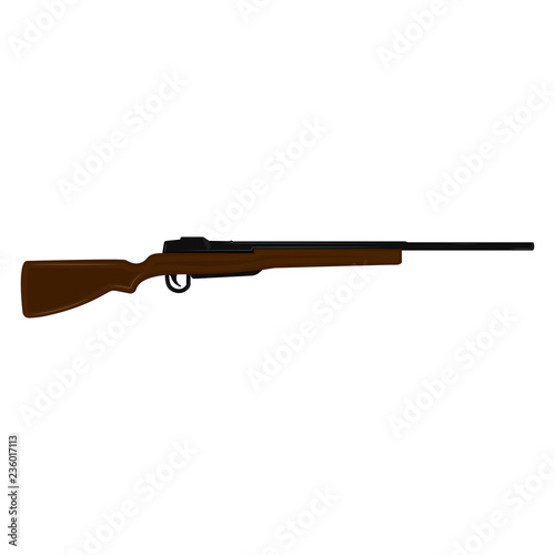 Isolated shotgun icon. Weapon. Vector illustartion design