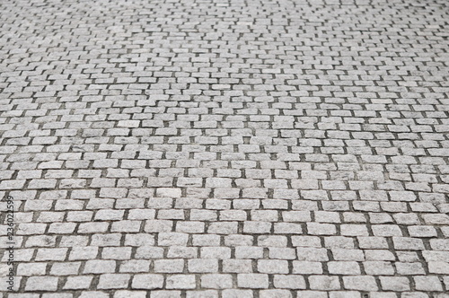 石畳の歩道