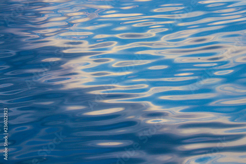 Water reflection with sun light