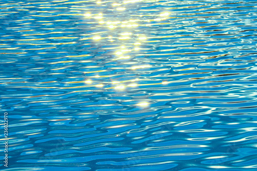 Water reflection with sun light