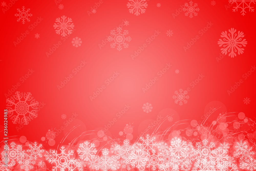 red christmas background with snowflakes red christmas background with snowflakes