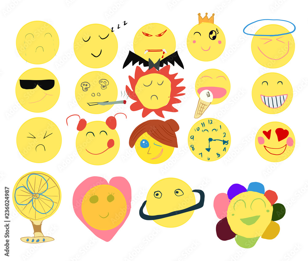 Set of emojis