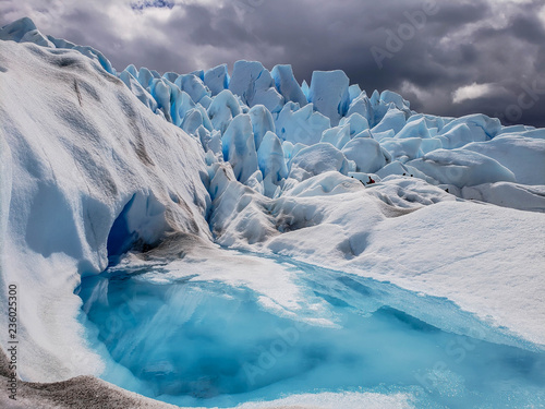 Scenic views of Glaciar Perito Moreno  El Calafate  Argentina