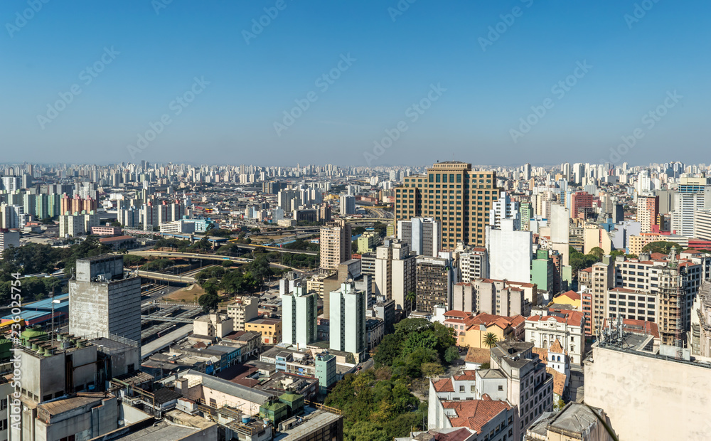 Panoramic Top View of Sao Paulo, SP/ Brazil