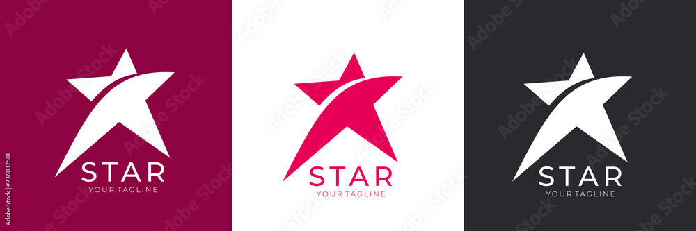 Star Logo . Universal Abstract Logo with a Star Symbol for Any Business  Stock Illustration - Illustration of concept, graphic: 132804515