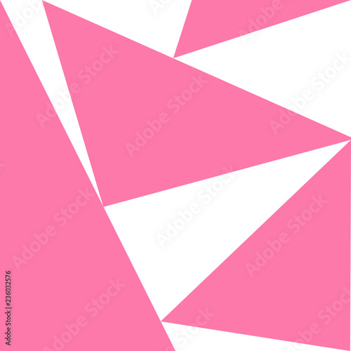 Design business concept Empty copy text for Web banners promotional material mock up template. Three Sides Geometrical Color Shape in Seamless Random Pattern Vector
