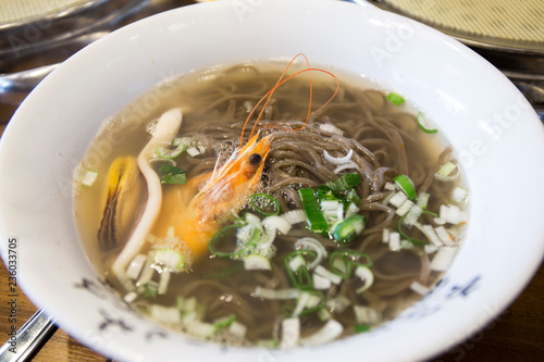 buckwheat noodles, memil gugsu, Korean Food photo