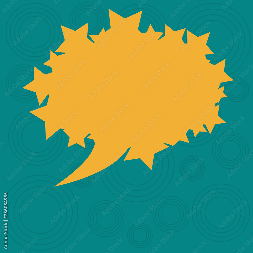 Design business concept Empty copy text for Web banners promotional material mock up template. Blank Oval Color Speech Bubble with Stars as Outline Vector Text Space Design business concept Empty copy text for Web banners promotional material mock up template. Blank Oval Color Speech Bubble with Stars as Outline Vector Text Space