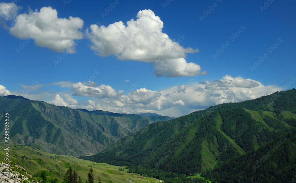 Altai Mountains in Russia.