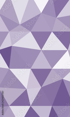 Vertical banner of polygonal elements. gradient triangles. Vector illustration. For design  presentations