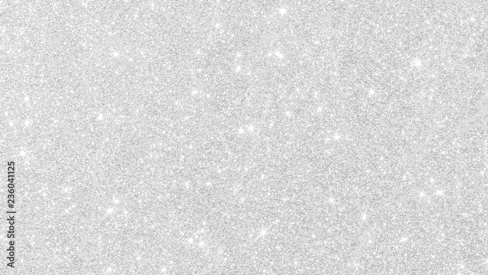 Silver glitter background texture white sparkling shiny wrapping paper for  Christmas holiday seasonal wallpaper decoration, greeting and wedding  invitation card design element Stock Photo | Adobe Stock