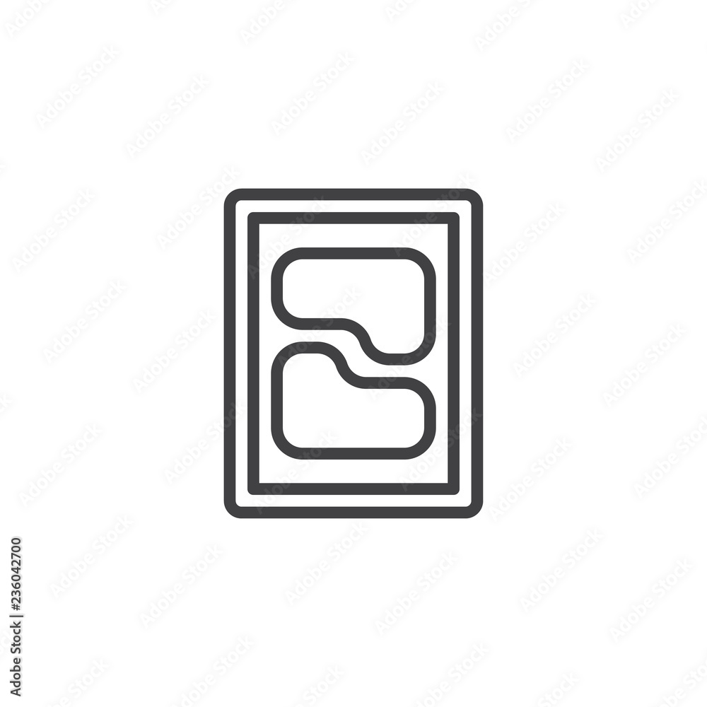 Chicken fillet outline icon. linear style sign for mobile concept and web design. Chicken meat package simple line vector icon. Symbol, logo illustration. Pixel perfect vector graphics Chicken fillet outline icon. linear style sign for mobile concept and web design. Chicken meat package simple line vector icon. Symbol, logo illustration. Pixel perfect vector graphics
