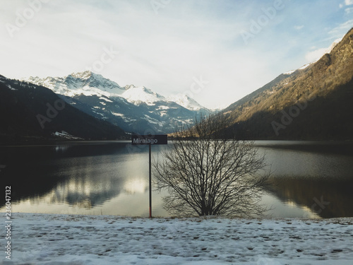 View of Miralago in Italy