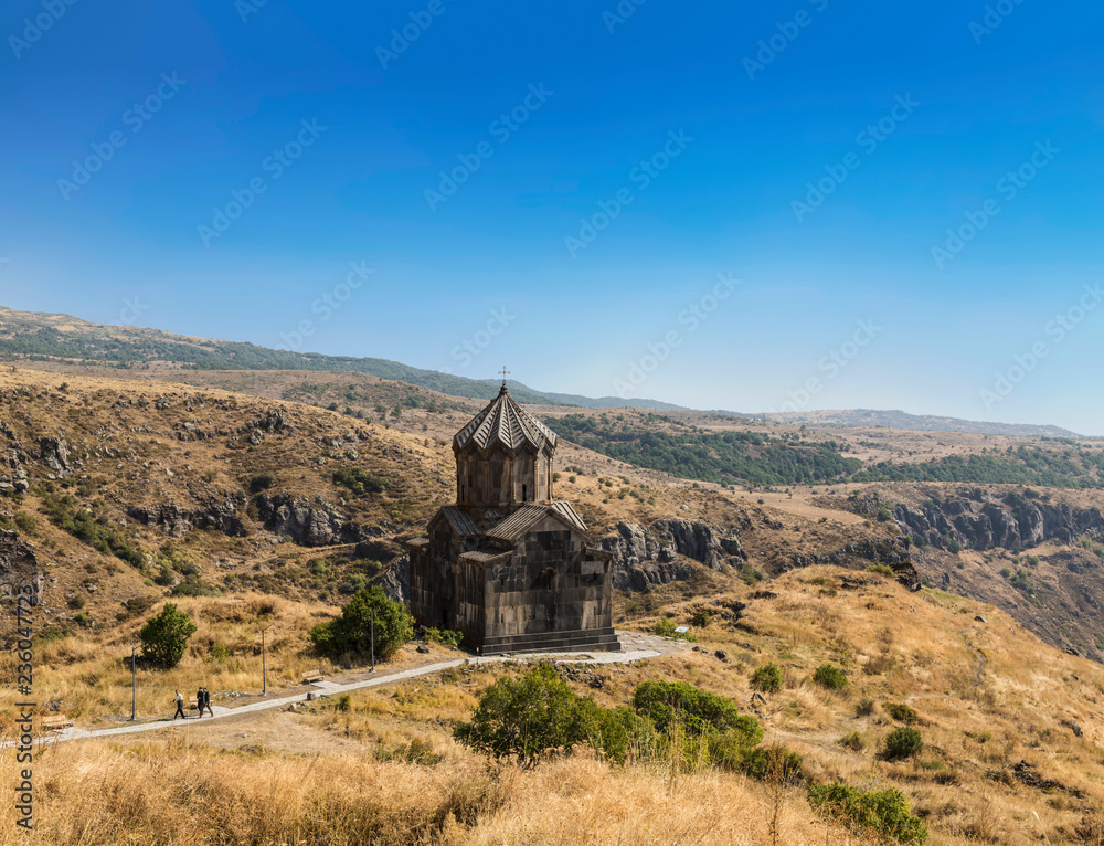 Fototapeta premium Armenia, Church of the 11th century Vahramashen near the fortress Amberd